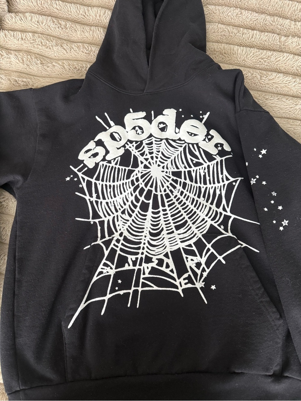Spider Graphic Black Hoodie - Unbranded